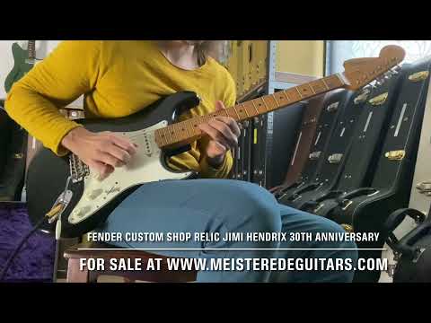 For sale at www.MEISTEREDEGUITARS.com - FENDER CUSTOM SHOP RELIC JIMI HENDRIX 30TH ANNIVERSARY clean