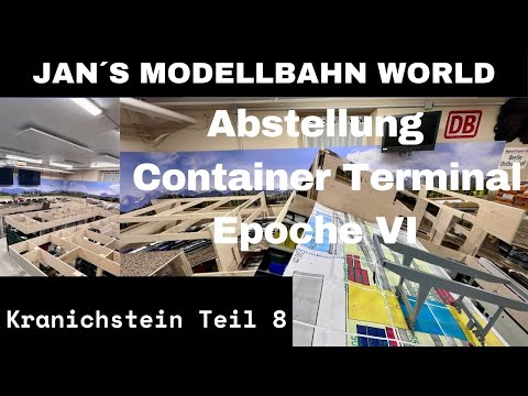 Modellbahn Spur H0/1:87 Kranichstein Teil 8 Abstellung/Container Terminal Epoche VI