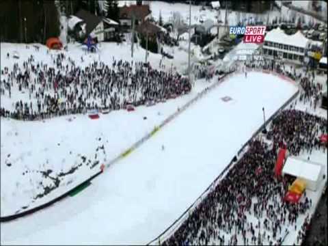 Harrachov 2011 - Simon Ammann 215,5m Fall