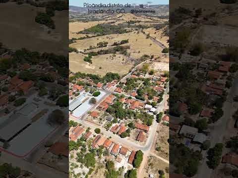 PILOÂNDIA DISTRITO DE ISRAELÂNDIA GOIÁS, PROJETO VISÃO AÉREA - GIRO 360° SOBRE O POVOADO.