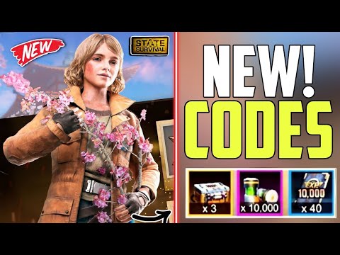 3 NEW🚨 STATE OF SURVIVAL CODES 2023 - STATE OF SURVIVAL 500 FREE DRAWS CODES