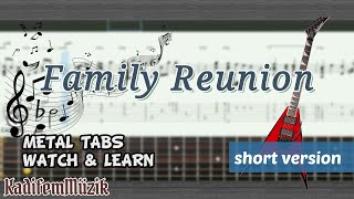 Family Reunion Short V. Easy Electric Guitar Tutorial Tabs
