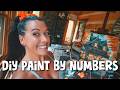 How To Make AMAZING Custom Paint By Numbers Art At Home Easy Painting DIY