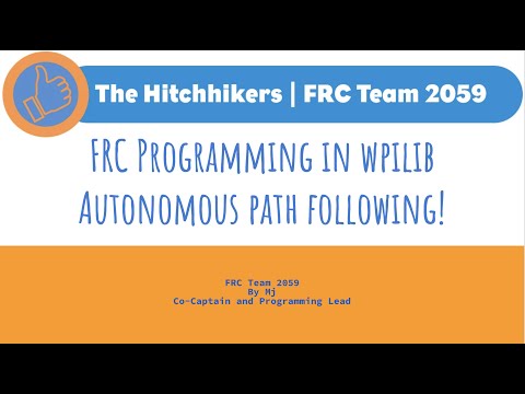 Frc Java Tutorial Wpilib 2022 Command Based Programming Ep 3autonomous Trajectory Path Planning