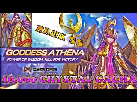10.000 Crystal Gacha GODDESS ATHENA "Rank SS" - Saint Seiya: Awakening Sea