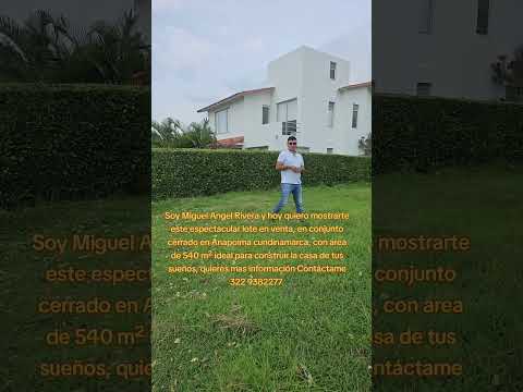 VENDO LOTE CAMPESTRE EN CONJUNTO CERRADO ANAPOIMA CUNDINAMARCA  322 9382277