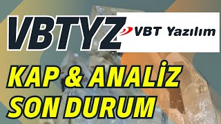 VBT YAZILIM HİSSE SENEDİ #VBTYZ SON DURUM KAP VE TEKNİK ANALİZ