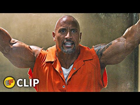 Hobbs vs Shaw - Prison Escape Scene | The Fate of the Furious (2017) Movie Clip HD 4K
