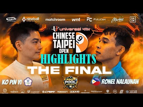 FINAL 🏆Ko Pin Yi vs Ronel Nalaunan 🔥HIGHLIGHTS | 2026 CHINESE TAIPEI OPEN