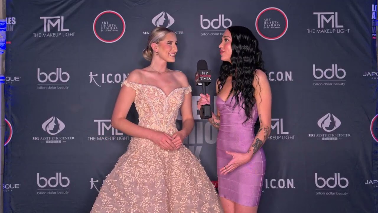 Ava Cherlyn interviews Model Cadence at ArtHeartsFashion LAFW