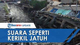 Berawal dari Suara Seperti Kerikil Jatuh, Tiba-tiba Jalan di Jember Sepanjang 45 Meter Ambles