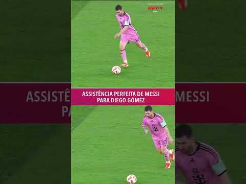 Assistência PERFEITA de Messi para Diego Gómez #Shorts