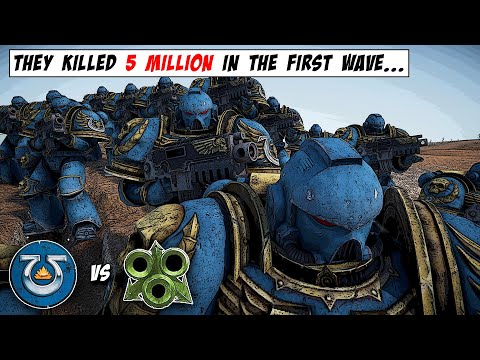 ULTRAMARINES v 5 MILLION POX WALKERS! | Warhammer 40K | MODDED UEBS2