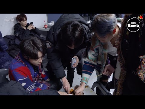 [BANGTAN BOMB] Snack time! @181225 SBS 가요대전 - BTS (방탄소년단)