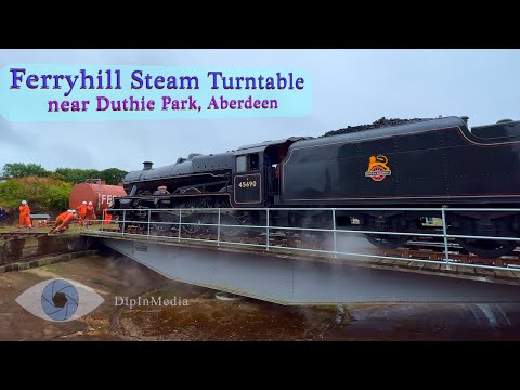 Ferryhill Steam Engine Turntable near The Duthie Park in Aberdeen