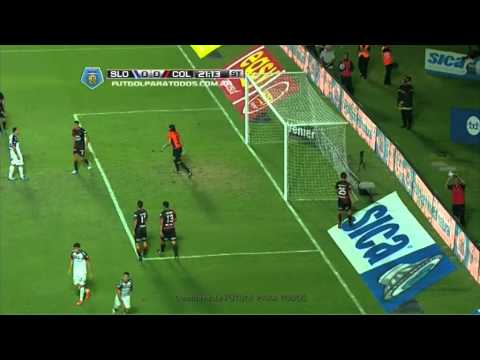 La tres atajadas de Montoya a Blandi. San Lorenzo 0 Colón 0. Fútbol Para Todos