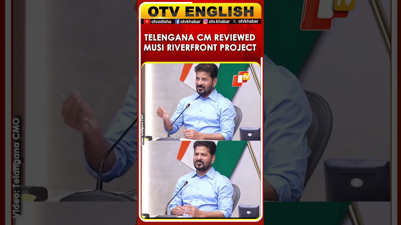 CM Revanth Reddy Reviews Musi Riverfront Project In Telangana