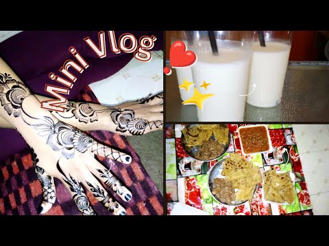 MINI VLOG// HENNA DESIGN// UNBOXING// ICECREAM & LUNCH MANENOZ