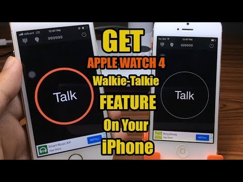 Get Apple Watch 4 Walkie-Talkie Feature On Your iPhone