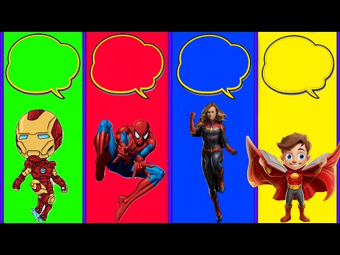 Super Hero Collection Deadpool, Captain Avengers Team Spiderman Vs The Flash | LIVE ACTION STORY