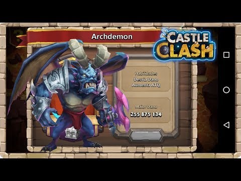 Castle Clash Archdemon - Deflects Damage & Increases ATK 255KK