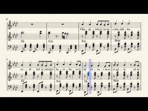 Daniel Landa - Andílek (noty pro akordeon)