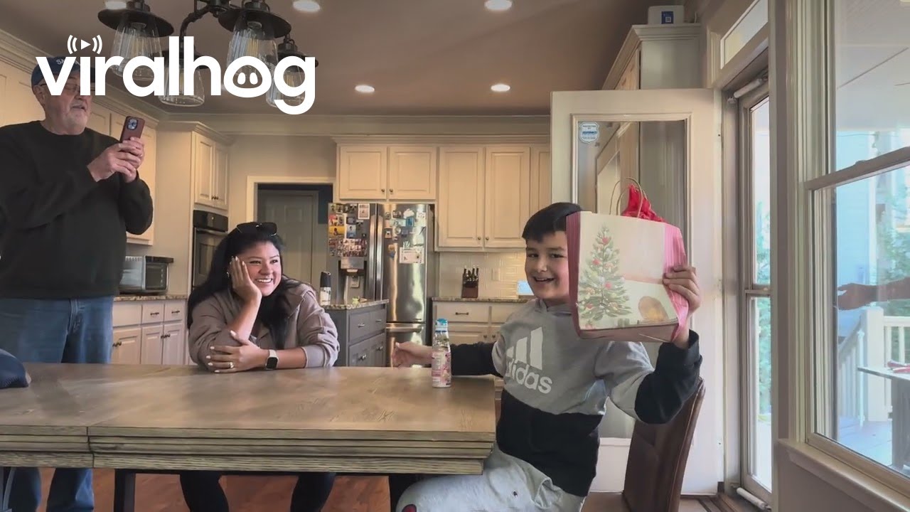 Surprising My Son With a New Puppy || ViralHog