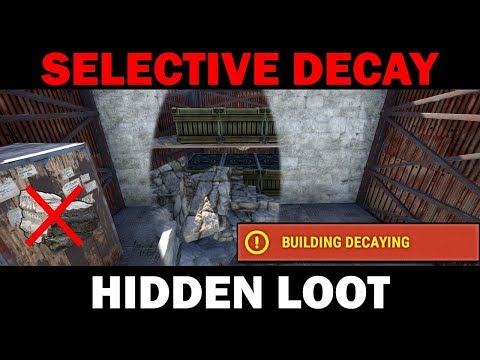 Novel Hidden Loot Concept - SELECTIVE DECAY | Rust Building 3.2