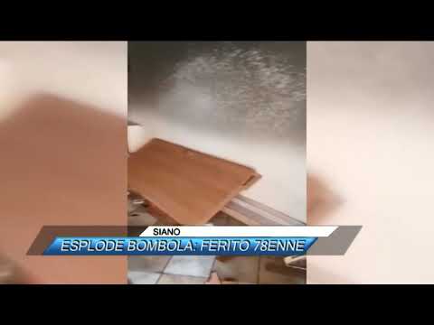 SIANO, ESPLODE BOMBOLA: FERITO 78ENNE