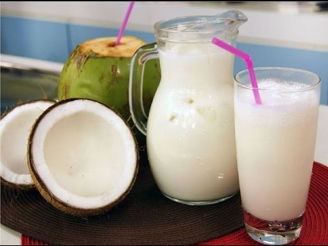 cómo hacer AGUA DE COCO NATURAL.