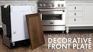 How to Install Your Custom Panel to Our Panel-Ready Dishwashers