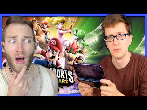 HORSE RACING?!?! Reacting to "Mario Sports Superstars Five in None" by Scott The Woz