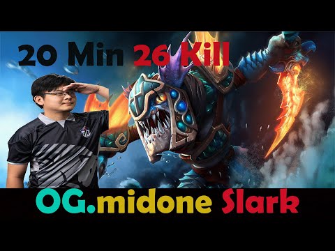 OG.midone Slark 20 Min 26 Kill Against iLTW Drow Ranger Pro Players Gameplay GG DotA
