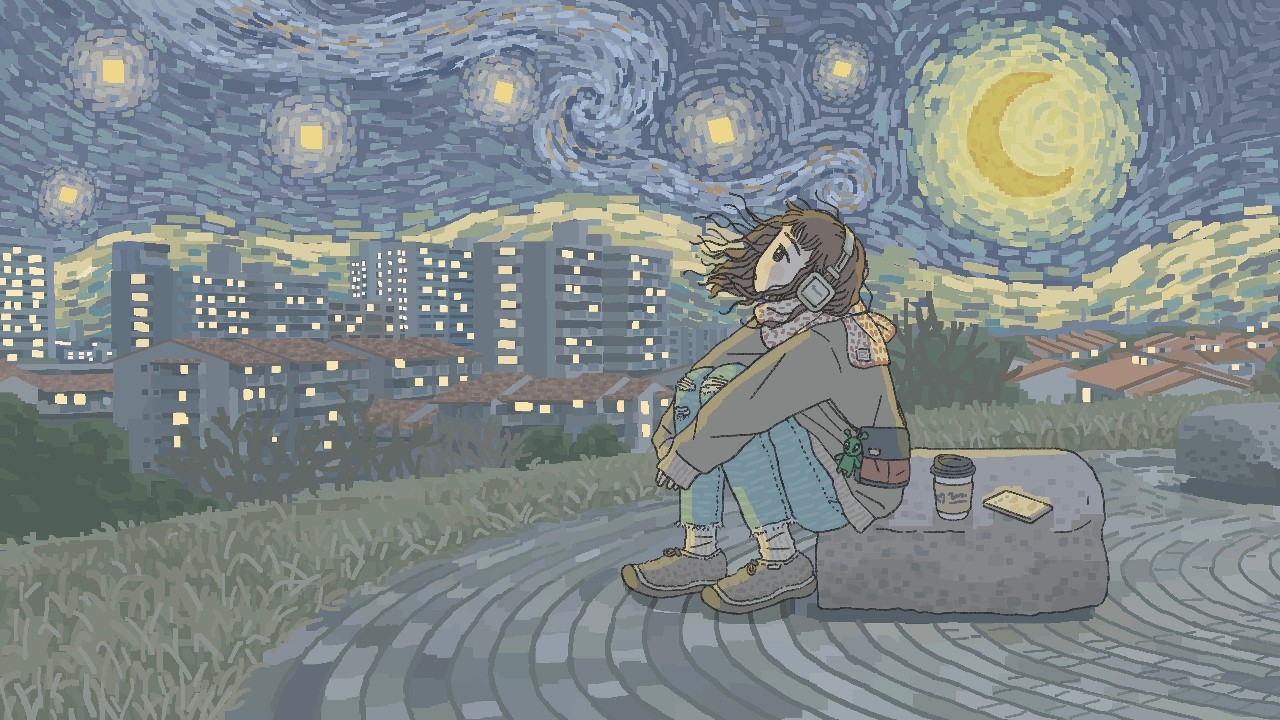 Lonely Girl // Wisperwave × DÉ DÉ MOUSE - Nuages & Étoiles【Lofi beats / Chill / Piano / Sleep】