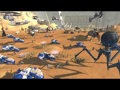 Grievous Hunts Clone Survivors in Crashed Venator Ship...