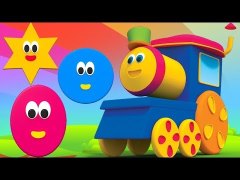 Aventure Bob train avec des formes | Vidéo éducative | Bob Train Adventure With Shapes | Kids Video