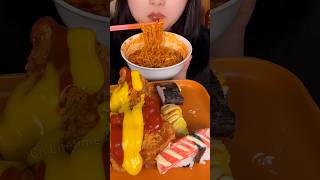 Download lagu How To Eat Fast Spicy Noodles ASMR #mukbang #food #eating #noodles mp3