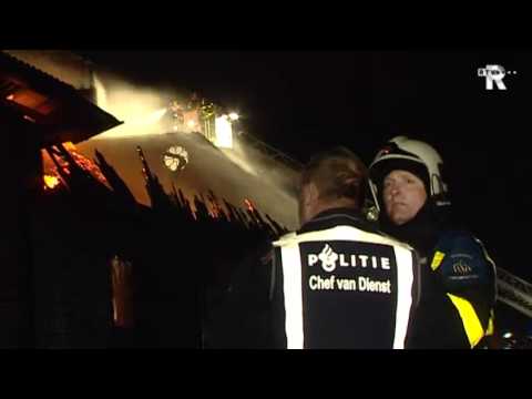 Grote brand in Heerjansdam (2)