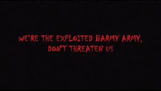 THE EXPLOITED - Exploited Barmy Army  (lyrics on screen)