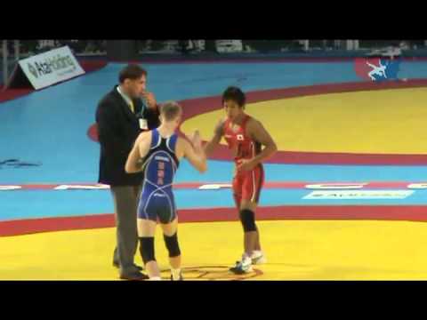 2011 Worlds Freestyle 55kg - Nick Simmons (USA) vs. Shinichi Yumoto (JPN)