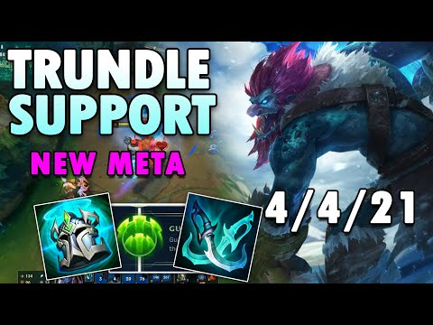 NEW META Trundle Support Build season 10 League of Legends Runes & LOL S10 Trundle Supp