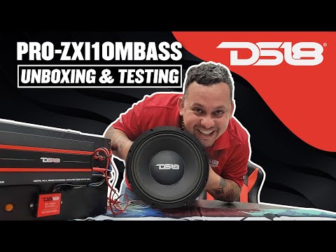 DS18 Pro ZXI10MBASS (Unboxing / Testing) Car Audio Speakers