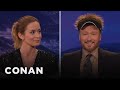 Emily Blunt Brings Conan A Fun Hat | CONAN on TBS