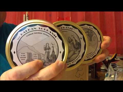 THREE YABOS IN ONE! / BALKAN SOBRANIE! / PETERSON PIPE POUCH / TOBACCO / SIX BOXES IN ALL!! -  2016