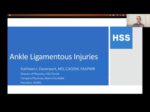Ankle Ligamentous Injuries | National Fellow Online Lecture Series