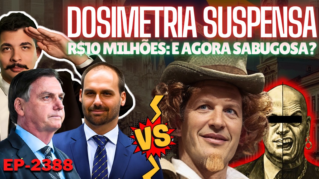 D.Pedro III SUSPENDE Dosimentria + R$10 MILHÕES: Sabugosa é EXPOSTO e Tem VÍDEO se DESMENTINDO.