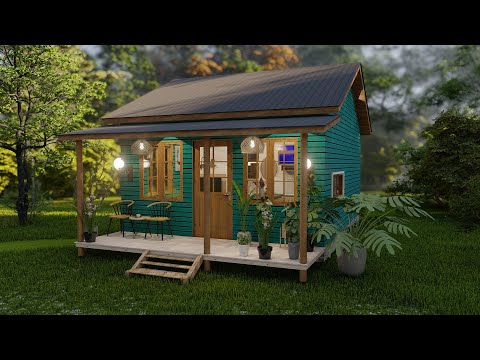 This Cozy Small House Design Will Make Your Heart Calm 5x6 Meters (320SQFT)