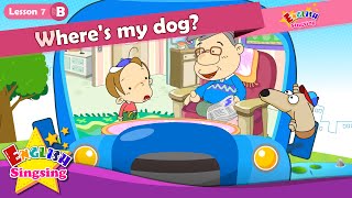 Lesson 7_(B)Where's my dog? - In On Under - Cartoon Story - English Education - for kids