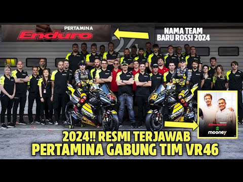 RESMI 2024🙏 PERTAMINA GABUNG TEAM VR46 MOTOGP UNTUK MUSIM 2024 BERSAMA VALENTINO ROSSI