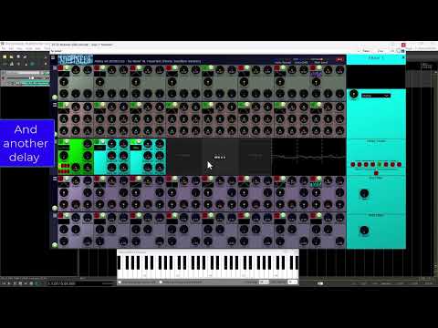 Mutineer VST3 Synthesizer Demo   Using Static Waveform as Waveshaper